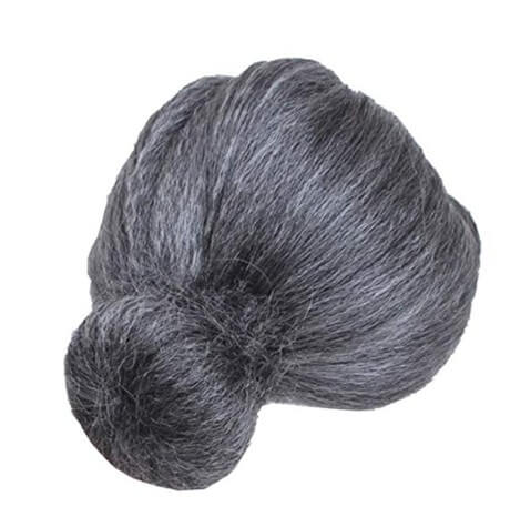 Grey granny wig best sale